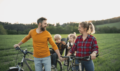 vélo en famille